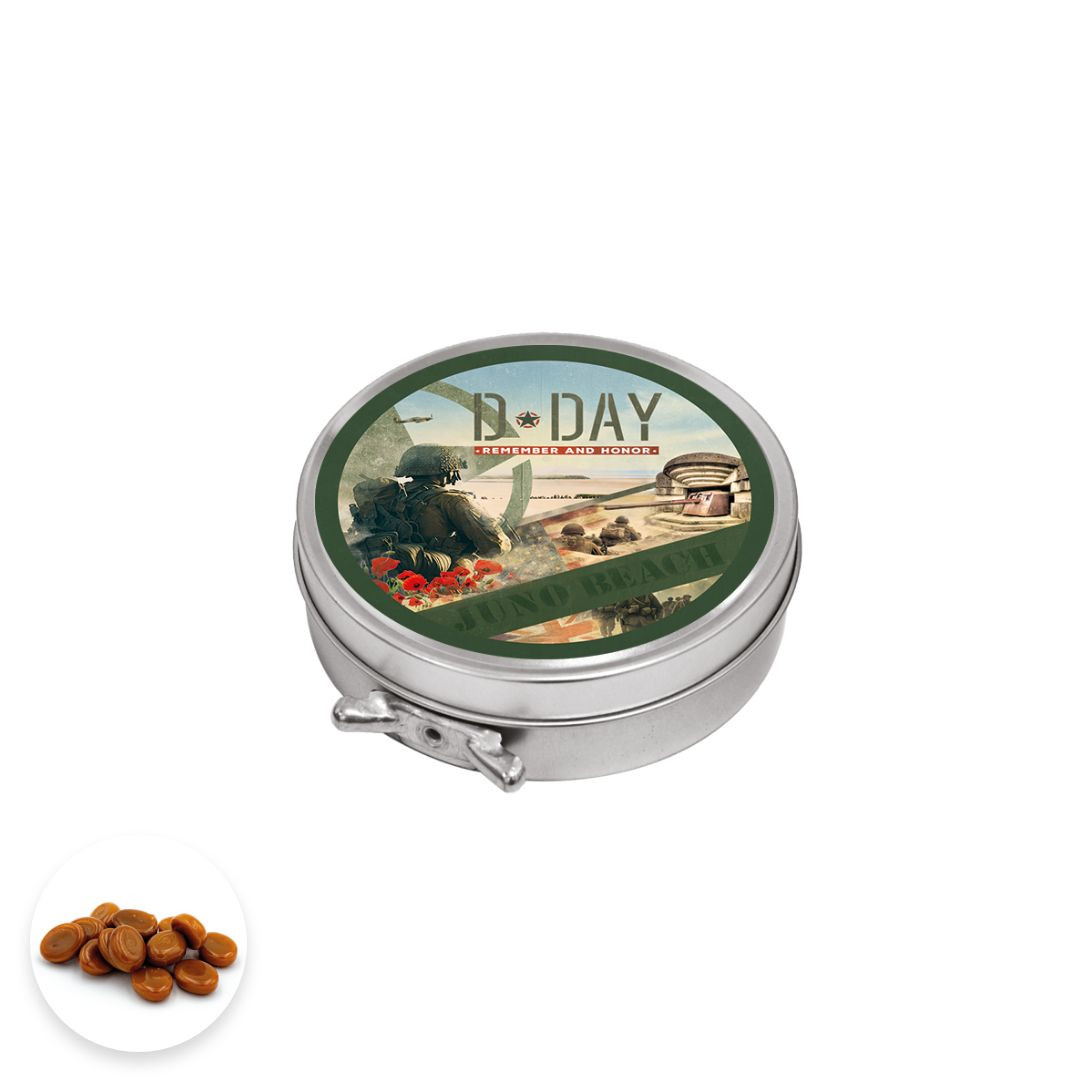 Achat Boîte cirage D-DAY remember bonbons caramel à la crème fabriqués en Normandie en ligne 1 