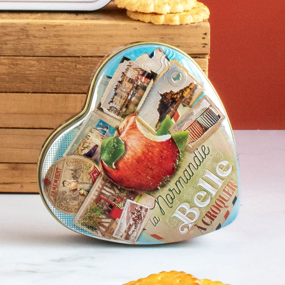 Achat Boîte cœur Normandie vintage caramels durs en ligne 3 