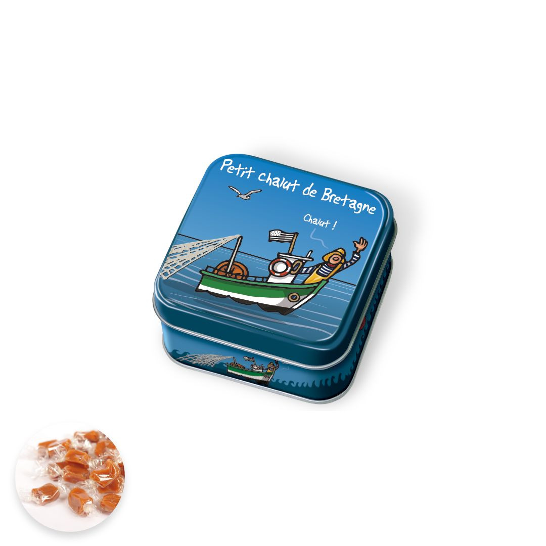 Achat Boite savon chalut de Bretagne caramels au beurre salé et à la fleur de sel de Bretagne en ligne 1 