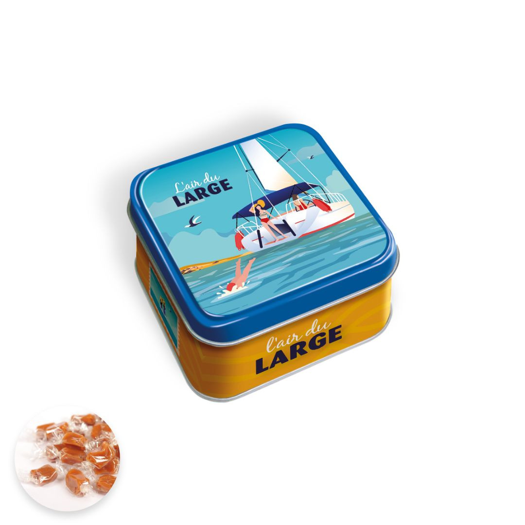 Achat Boîte mini carrée "l'air du large" caramels au beurre salé en ligne 1 