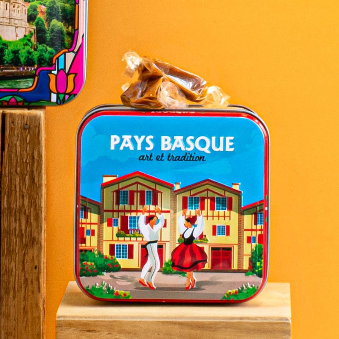 Achat Boite mini carrée maison basque caramel au piment d'Espelette en ligne 3 