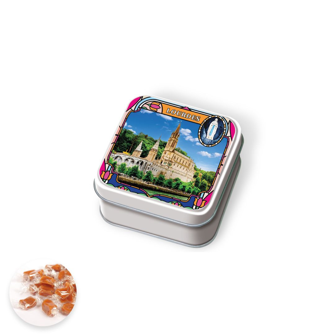 Achat Boîte savon Lourdes grotte caramels au beurre salé et à la fleur de sel en ligne 1 