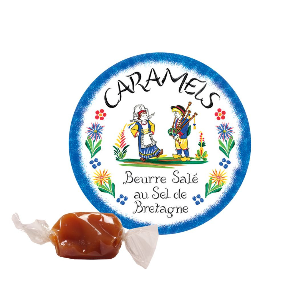 Achat Vrac Caramels au beurre salé et à la fleur de sel de Guérande + étiquette faïence en ligne 1 
