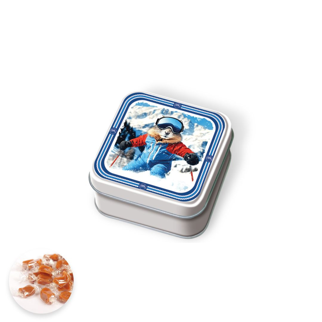 Achat Boîte savon marmotte en ski caramels au beurre salé et fleur de sel en ligne 1 