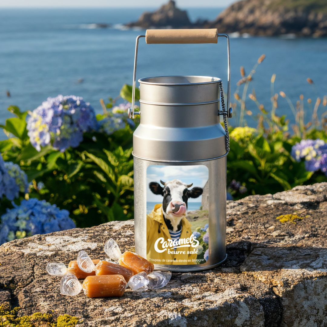 Achat Pot à lait Bretagne vintage caramels au beurre salé et à la fleur de sel de Bretagne en ligne 1 
