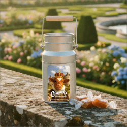 Pot à lait Chateaux de la Loire caramels au beurre salé et à la fleur de sel