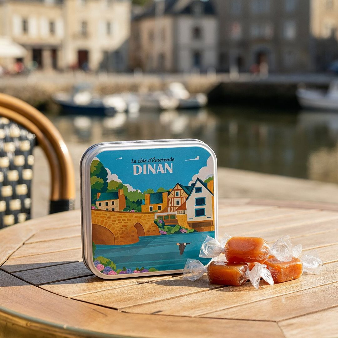 Achat Boîte savon Dinan caramel au beurre salé et à la fleur de sel de Bretagne en ligne 3 