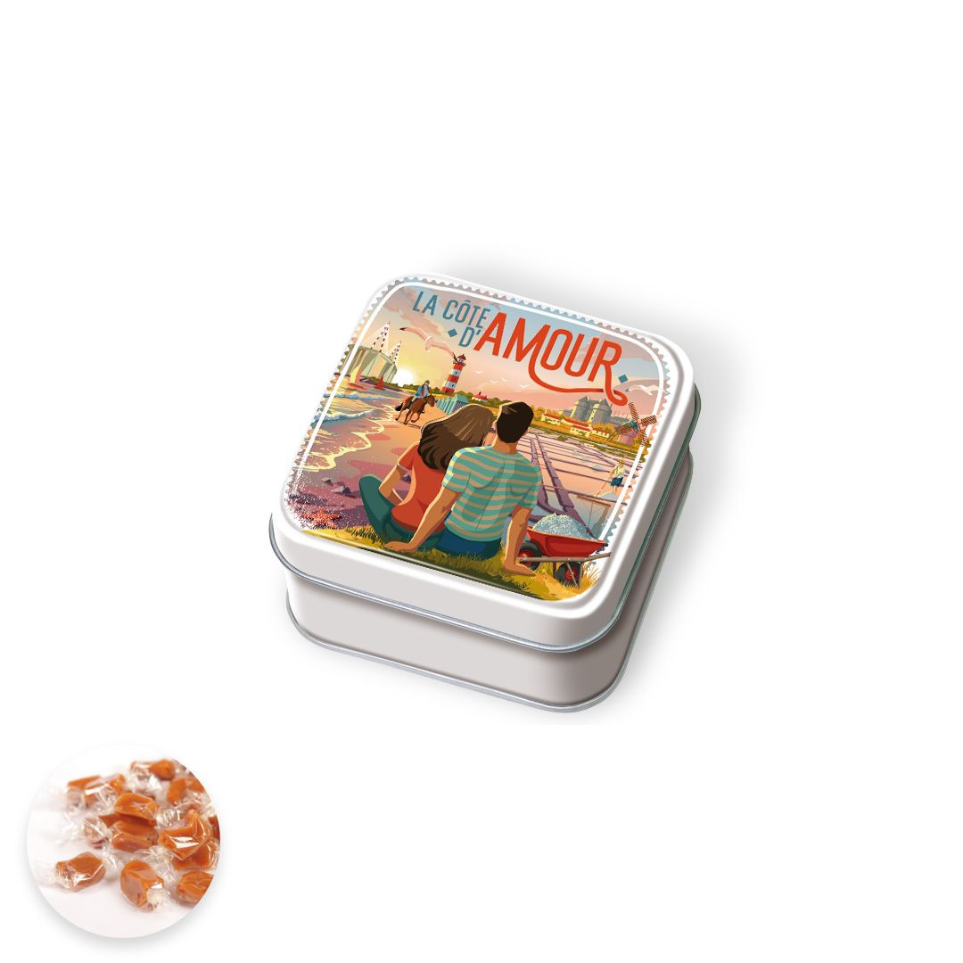 Achat Boîte savon Côte d'Amour caramel au beurre salé et à la fleur de sel de Bretagne en ligne 1 