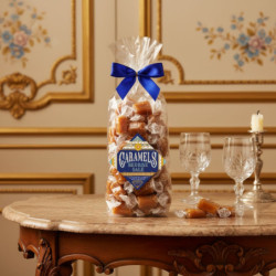 Grand sachet caramels au beurre salé et à la fleur de sel Délices de la Belle Epoque
