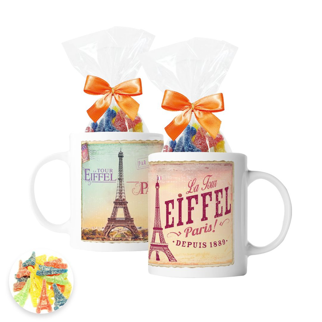 Achat Mug Paris vintage tour eiffel gélifiée citrique en ligne 1 