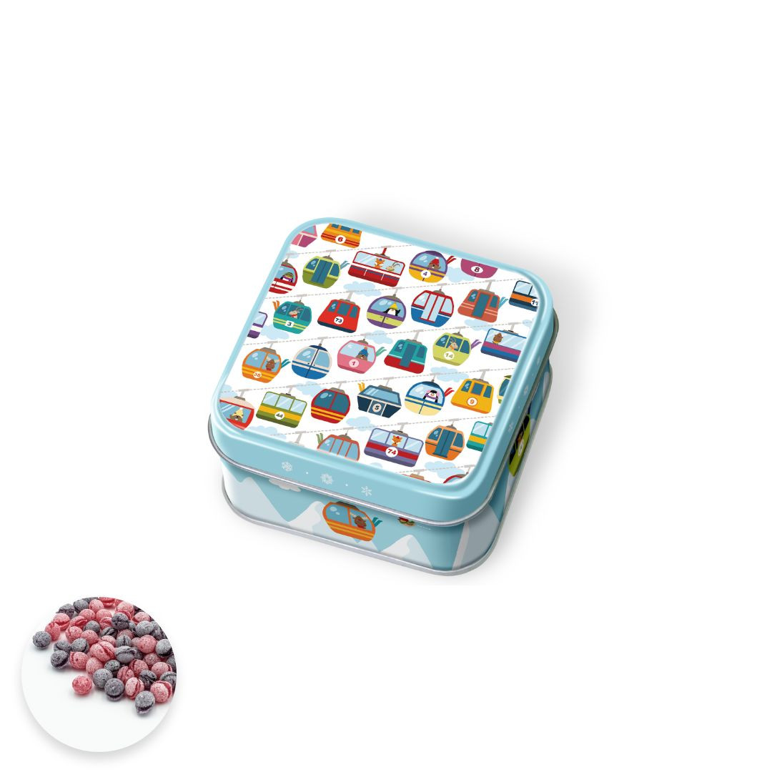 Achat Boîte savon collaboration Lali télécabines bonbons sucre cuit myrtille et framboise en ligne 1 