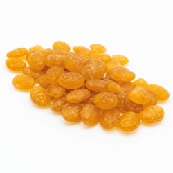 Sachet collection cœur rouge bonbons sucre cuit au miel d'abeille