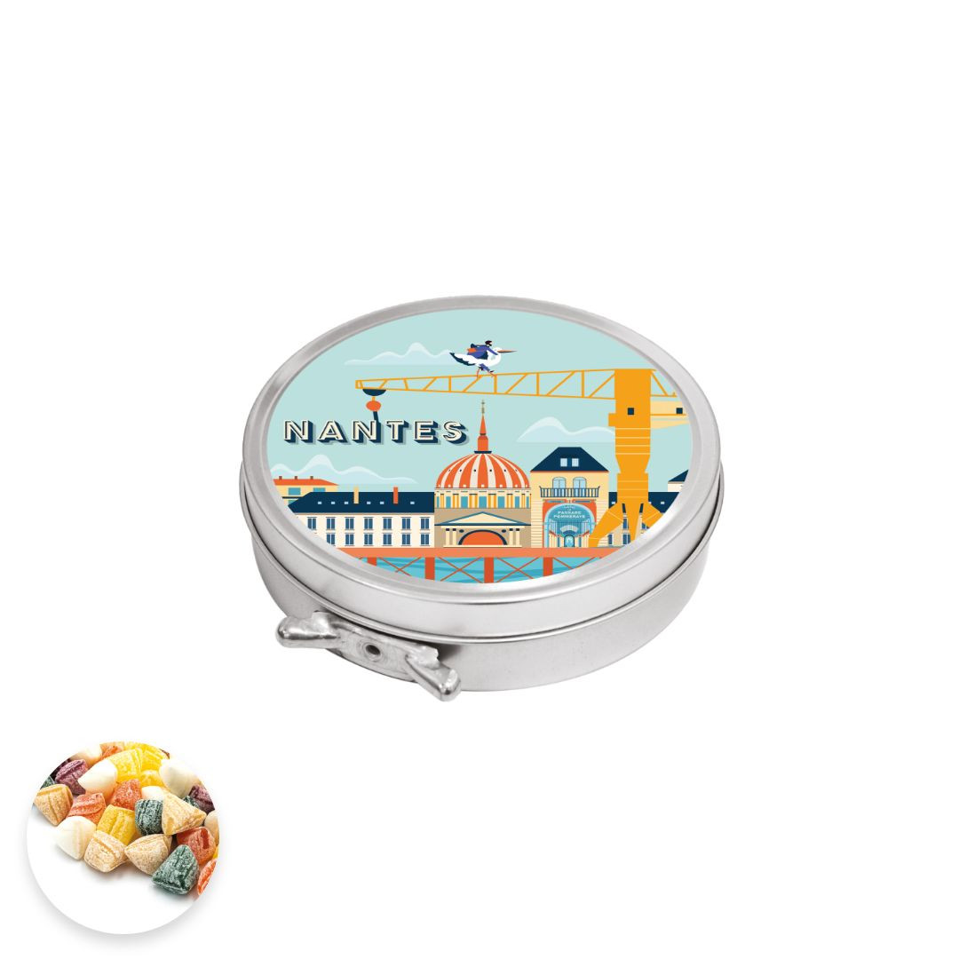 Achat Boîte ronde cirage tour à Nantes berlingots nantais en ligne 1 