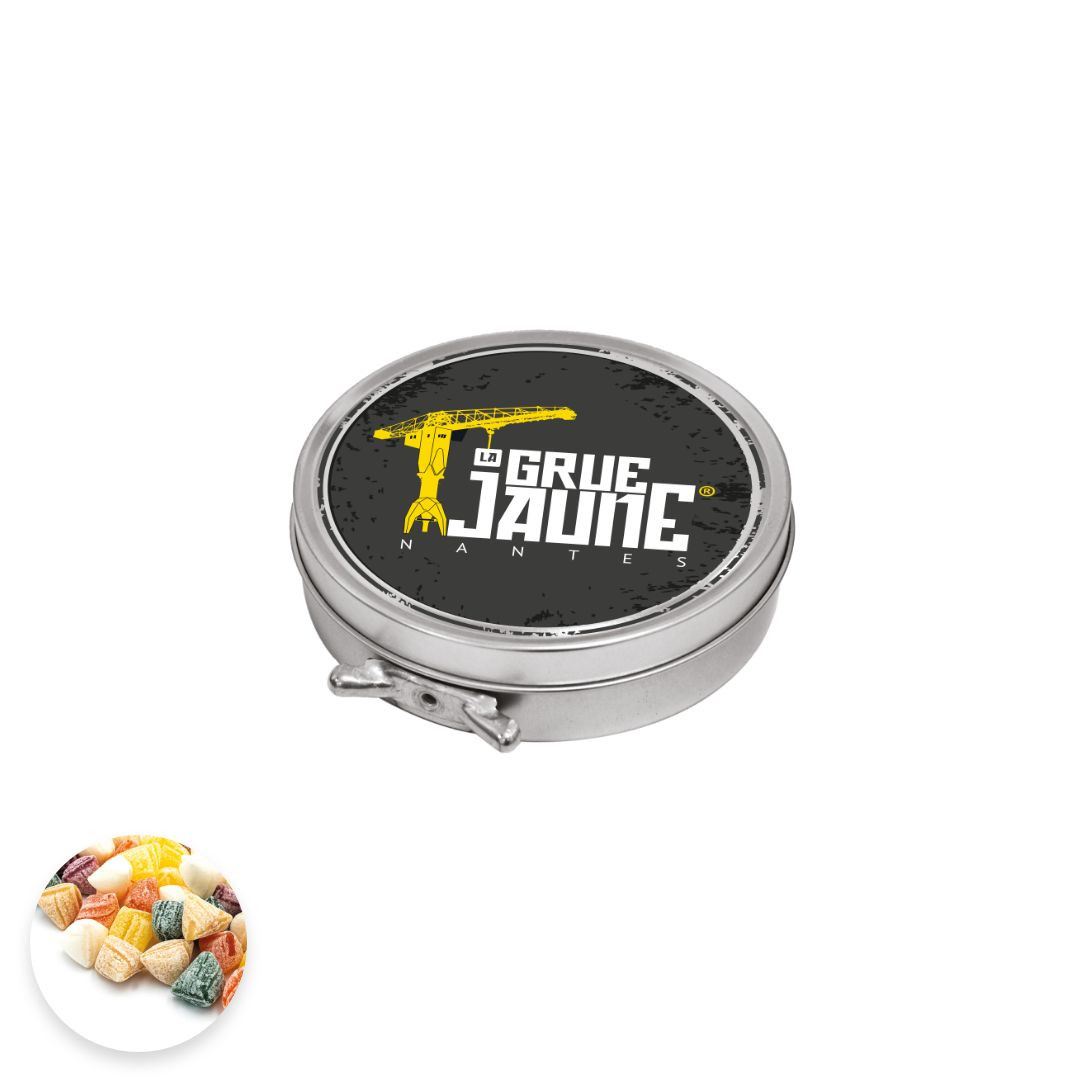 Achat Boîte ronde grue jaune cirage berlingots nantais en ligne 1 