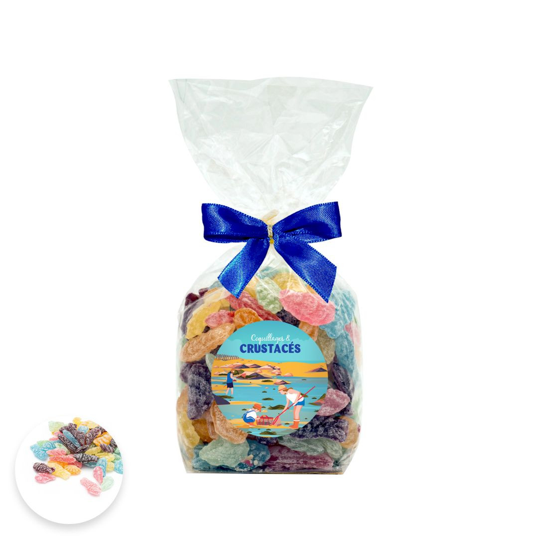 Achat Sachet sucre cuit coquillages et crustacés en ligne 1 