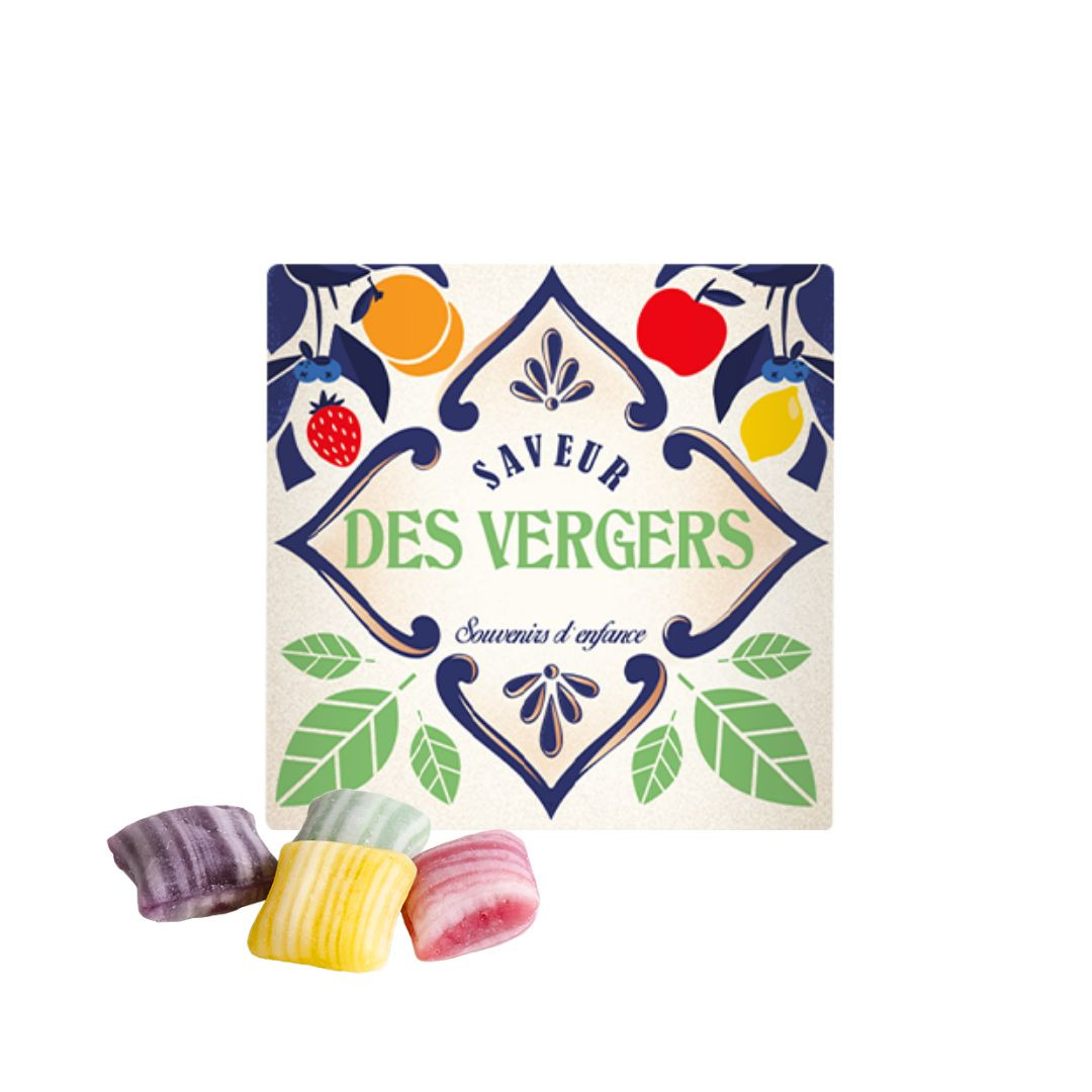 Achat Vrac berlingots fruits du verger + étiquette visuelle en ligne 1 