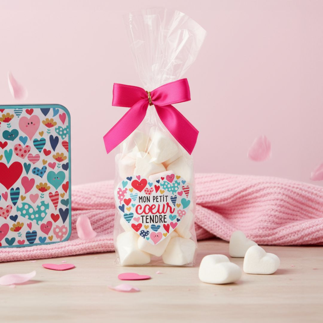 Achat Sachet guimauves cœur en ligne 3 