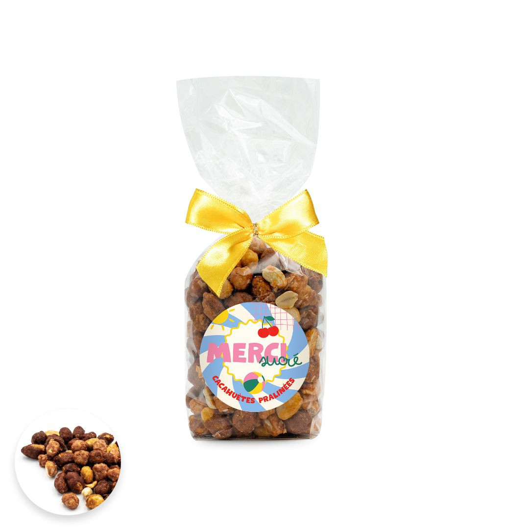 Achat Sachet merci cacahuètes pralinées en ligne 1 