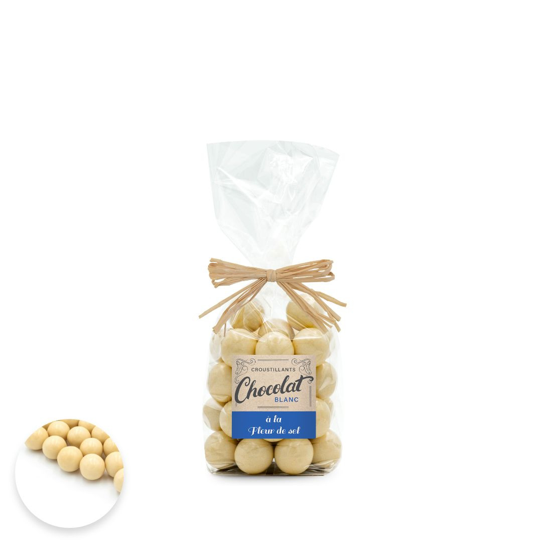 Achat Sachet croustillants chocolat blanc et fleur de sel en ligne 1 