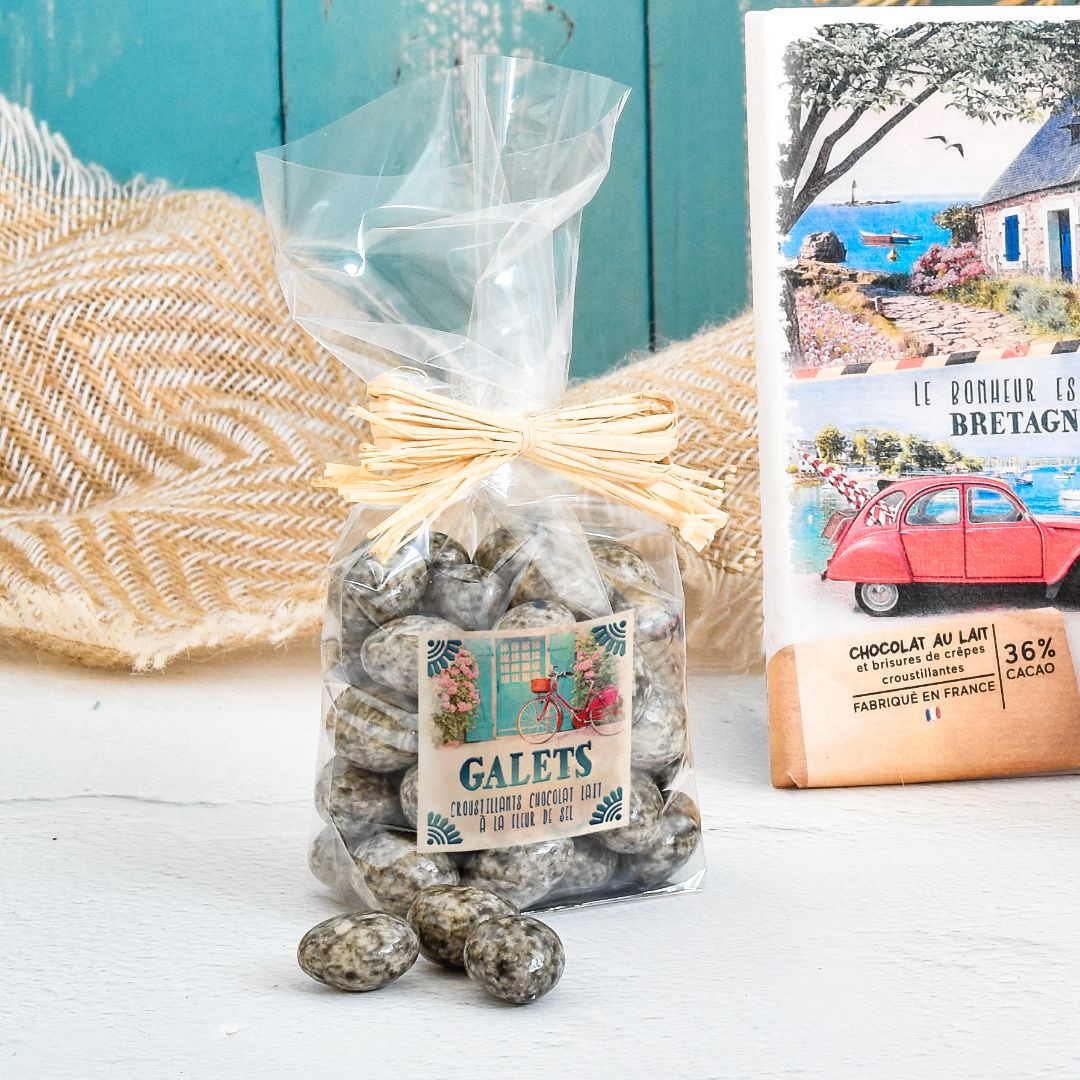 Achat Sachet galets croustillants au chocolat au lait et à la fleur de sel en ligne 3 