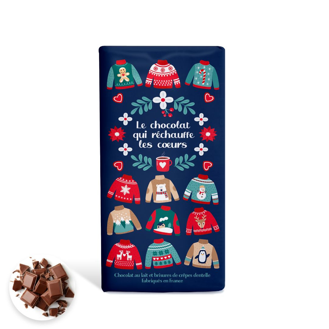 Achat Tablette collaboration Lali pulls moches chocolat au lait et brisure de crêpe dentelle en ligne 1 