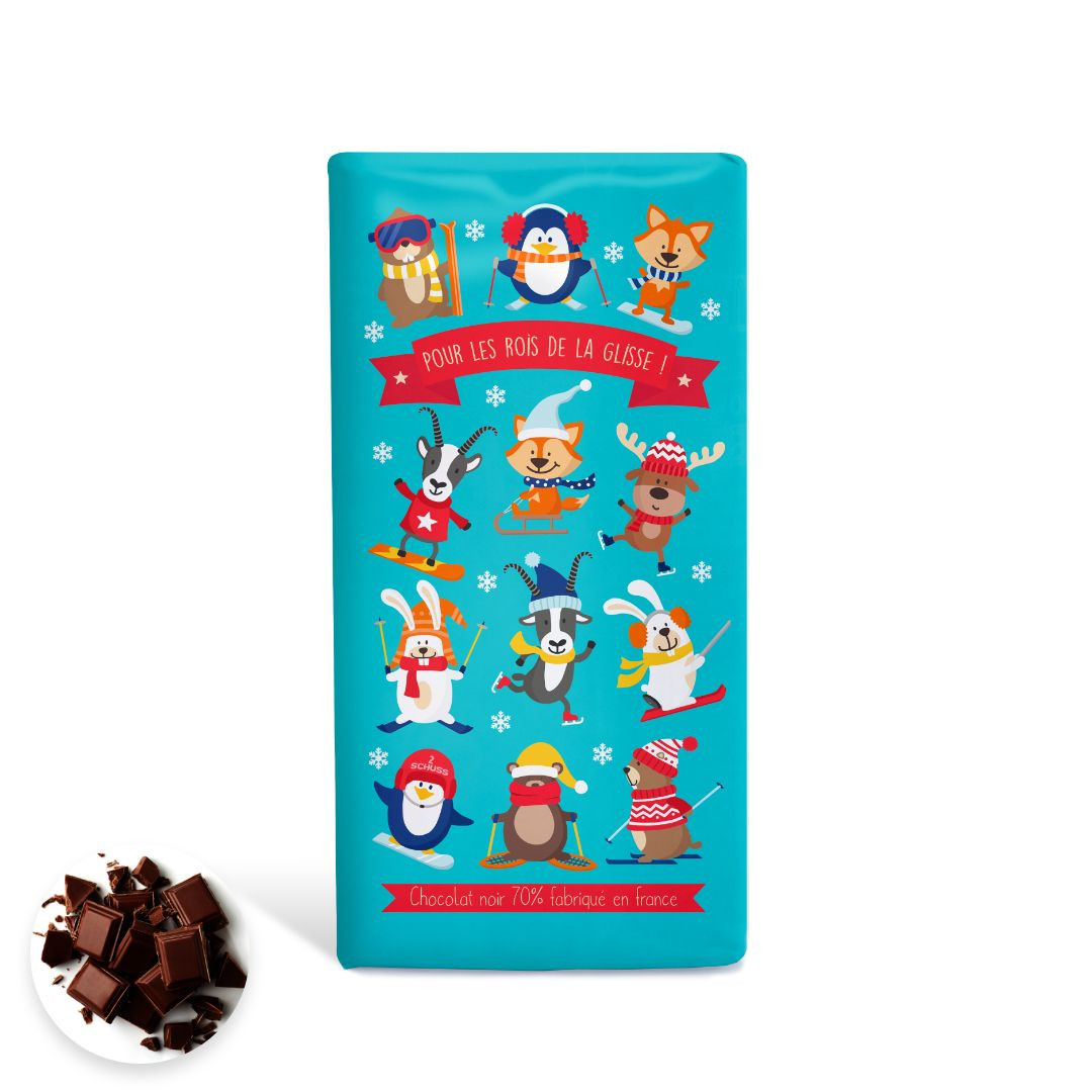 Achat Tablette collaboration Lali tout schouss chocolat noir 70% de Cacao en ligne 1 