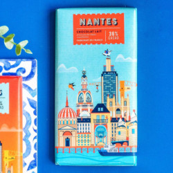 Tablette tour à Nantes chocolat au lait feuillante 36% de cacao