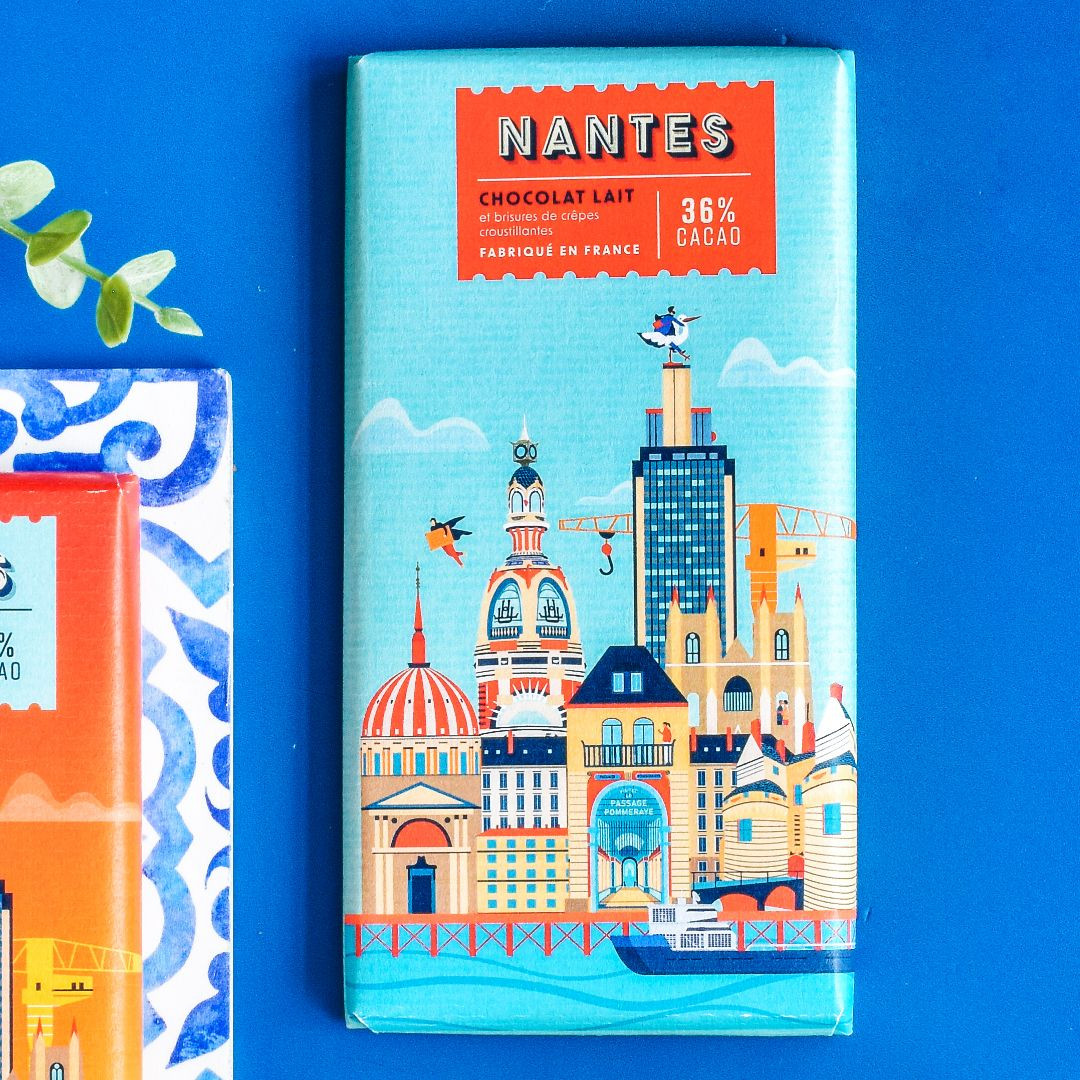 Achat Tablette tour à Nantes chocolat au lait feuillante 36% de cacao en ligne 3 