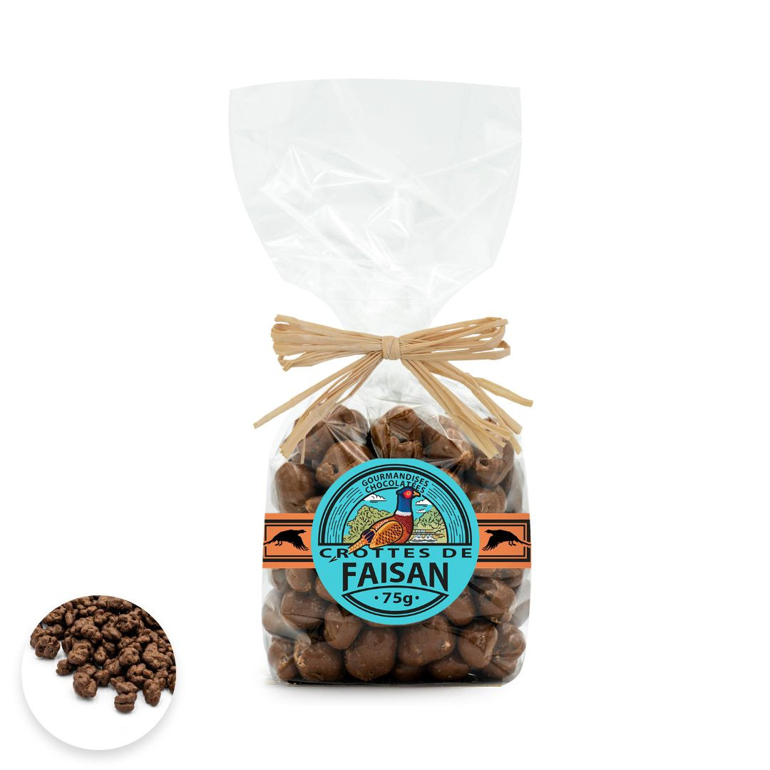 Achat Sachet crottes de faisan gourmandises chocolatées animaux de la forêt en ligne 1 