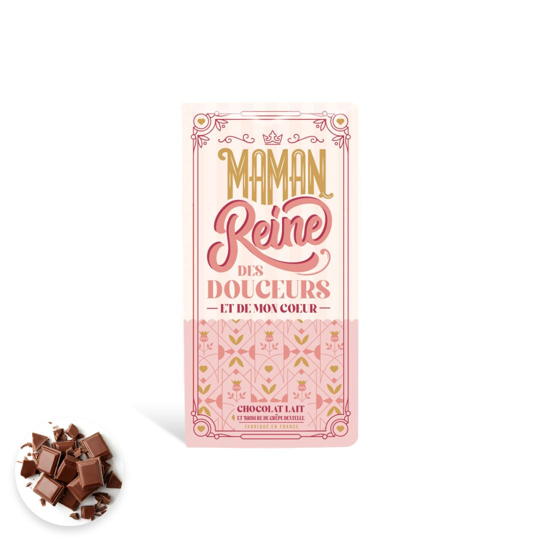 Achat Tablette Maman chocolat lait crêpe dentelle en ligne 1 