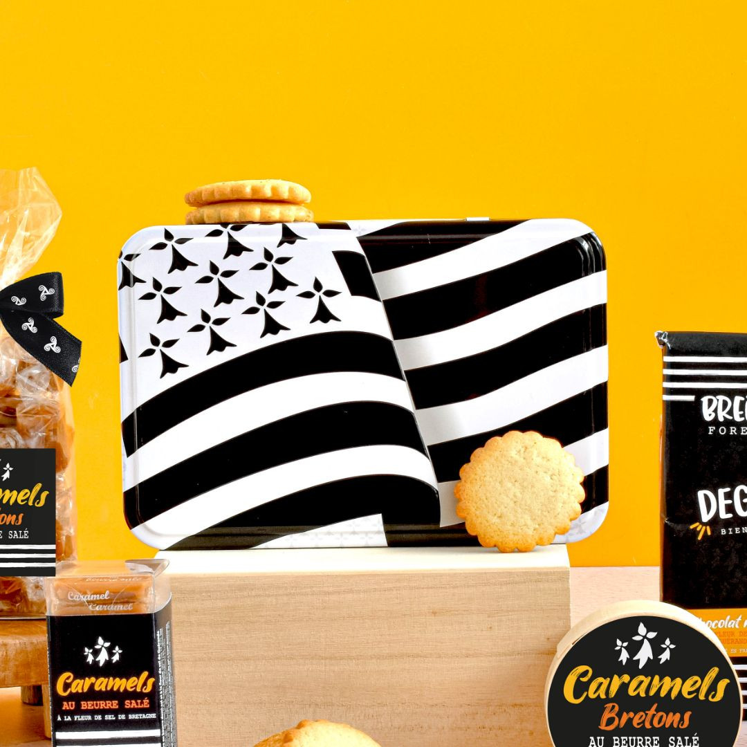 Achat Boîte sucrette drapeau breton grandes galettes bretonnes en ligne 3 