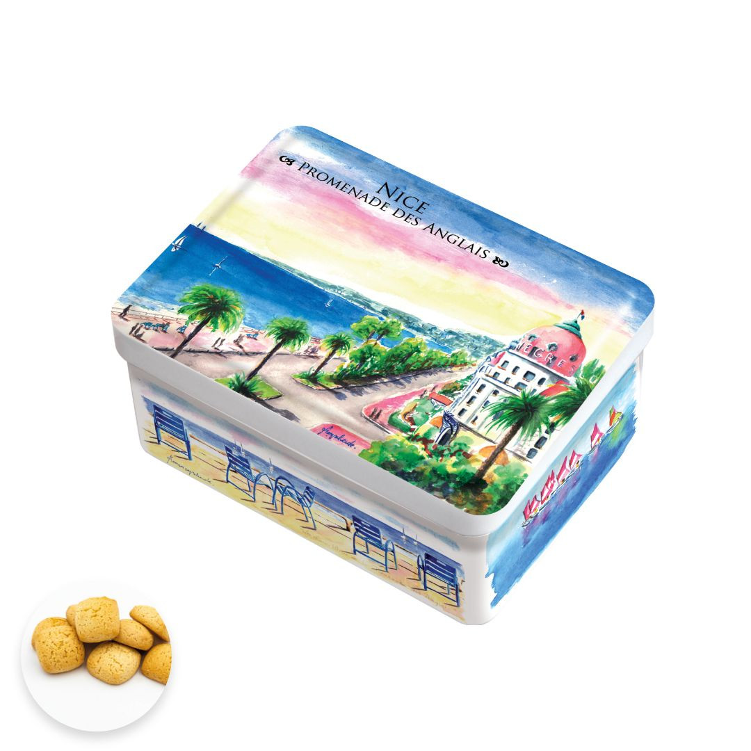 Achat Boîte sucrette Nice promenade des Anglais canistrelli citron en ligne 1 