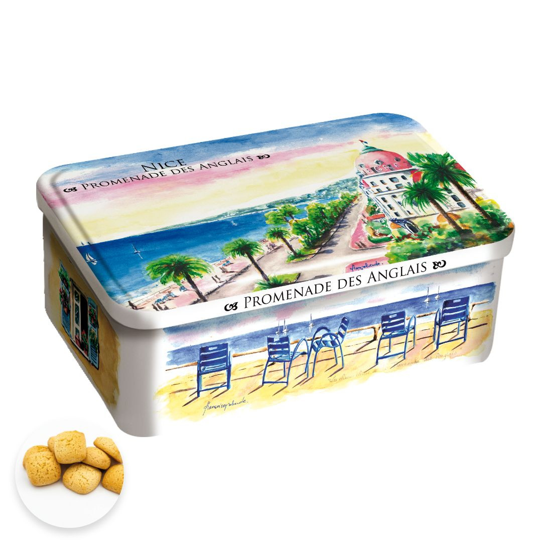 Achat Boîte sucre Nice promenade des Anglais canistrelli citron en ligne 1 