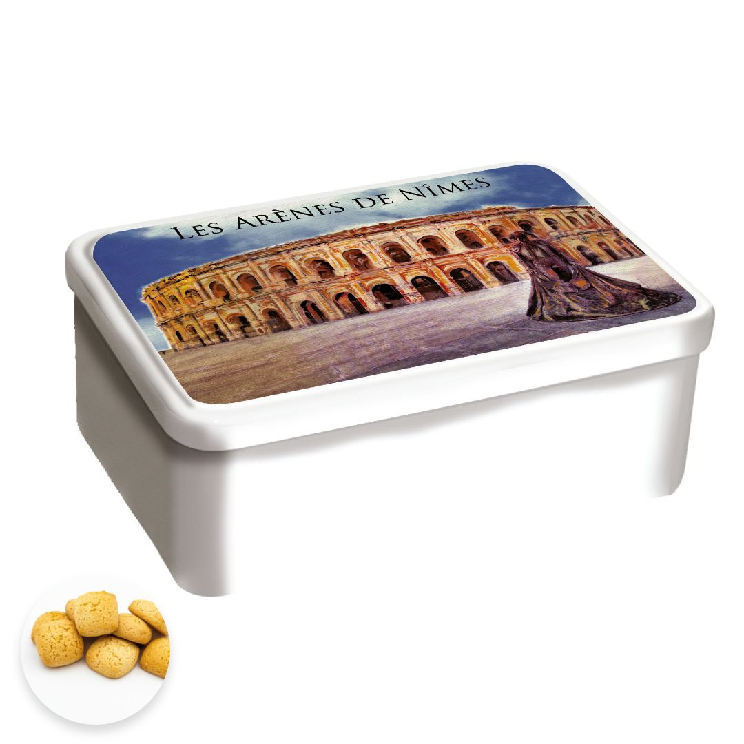 Achat Boîte sucre arènes de Nîmes canistrelli citron en ligne 1 