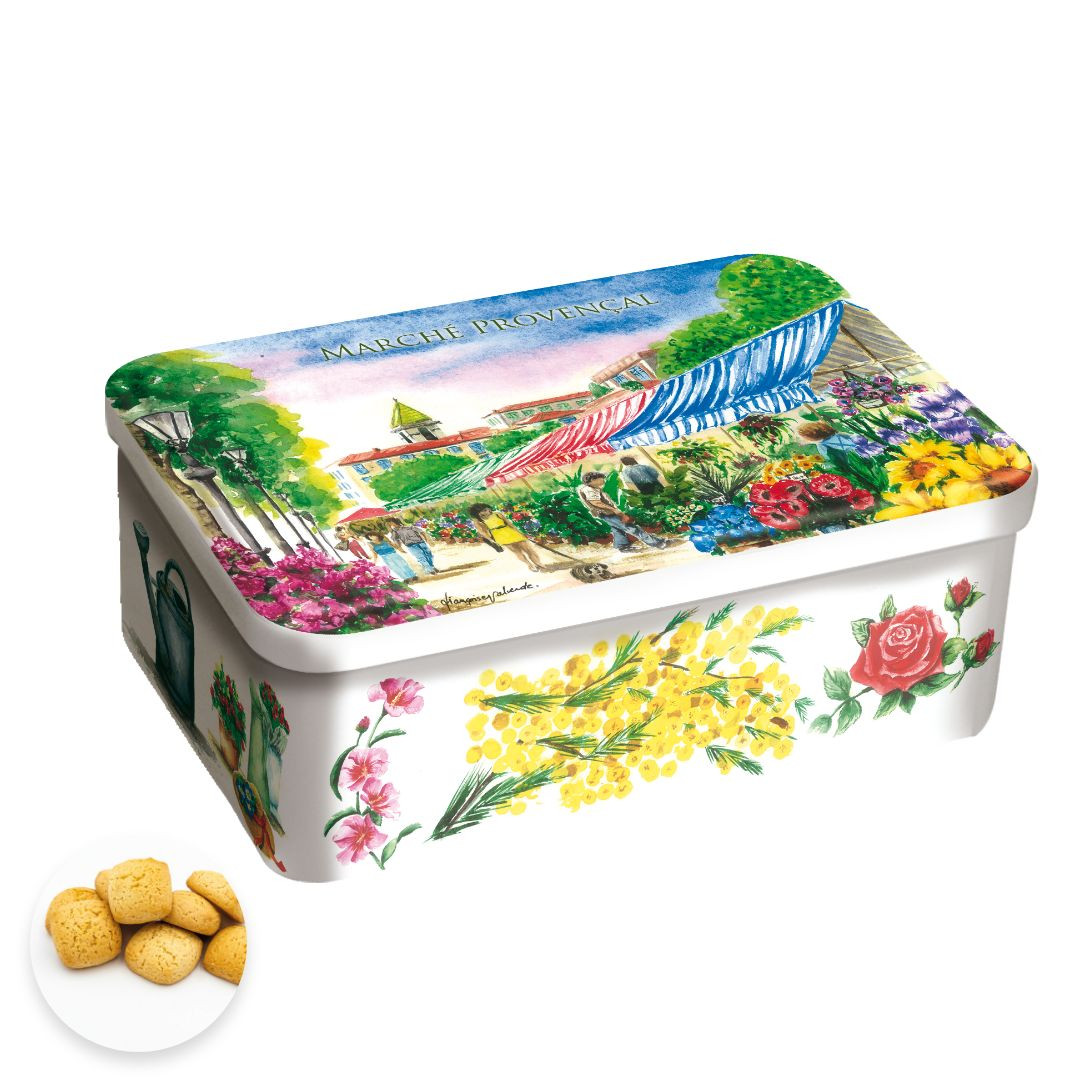 Achat Boîte sucre marché provençal canistrelli citron en ligne 1 