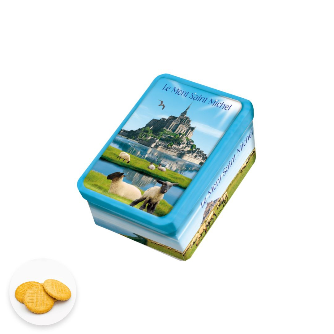 Achat Boîte sucrette Mont-Saint-Michel mouton grands sablés normands en ligne 1 
