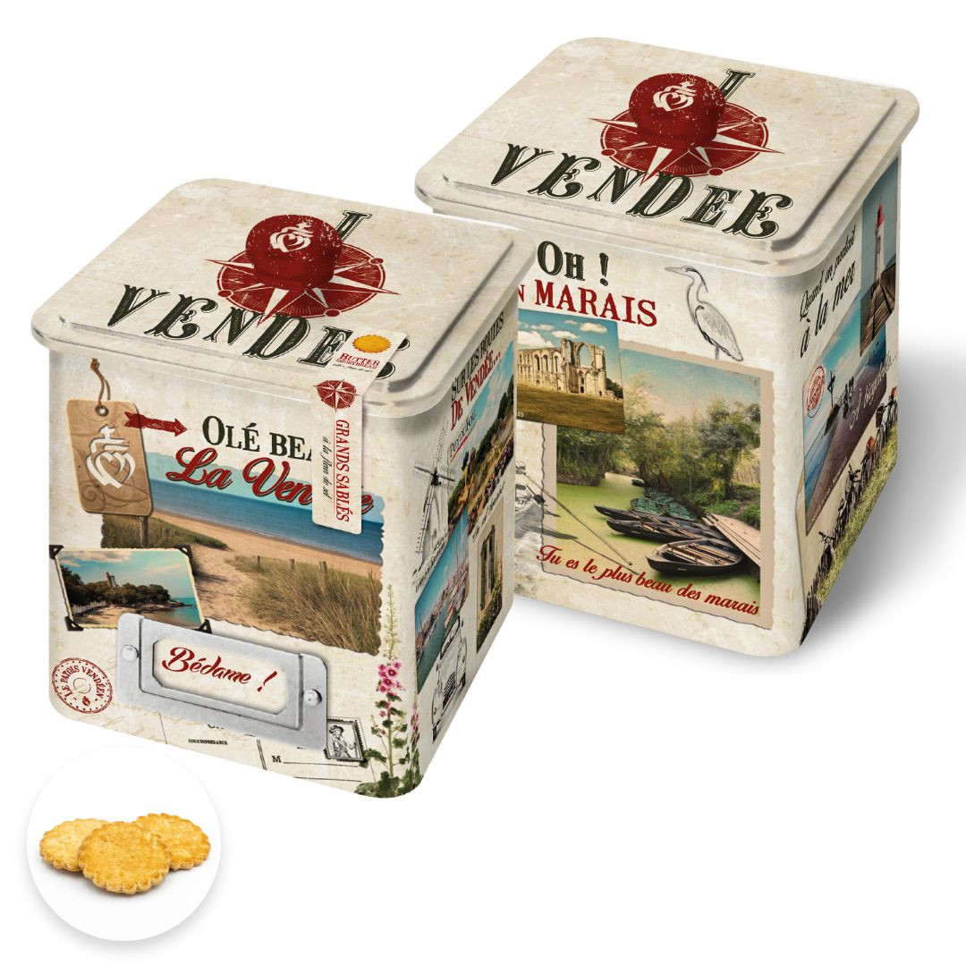 Achat Boîte collector Vendée vintage grandes galettes en ligne 1 