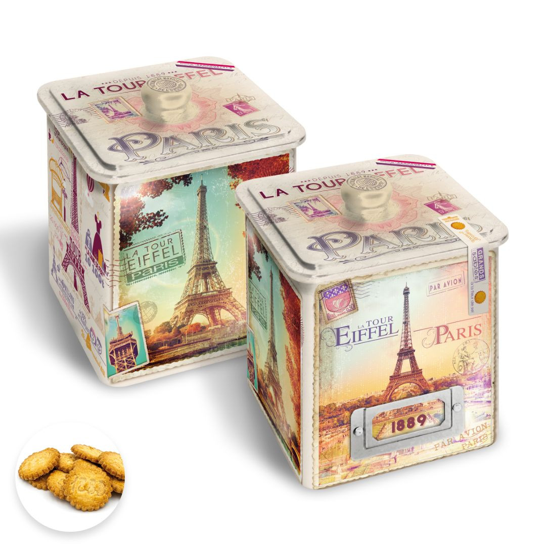 Achat Boîte collector Paris vintage grandes galettes en ligne 1 