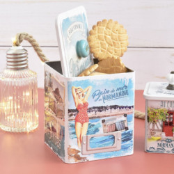 Boîte collector Normandie vintage grands sablés normands