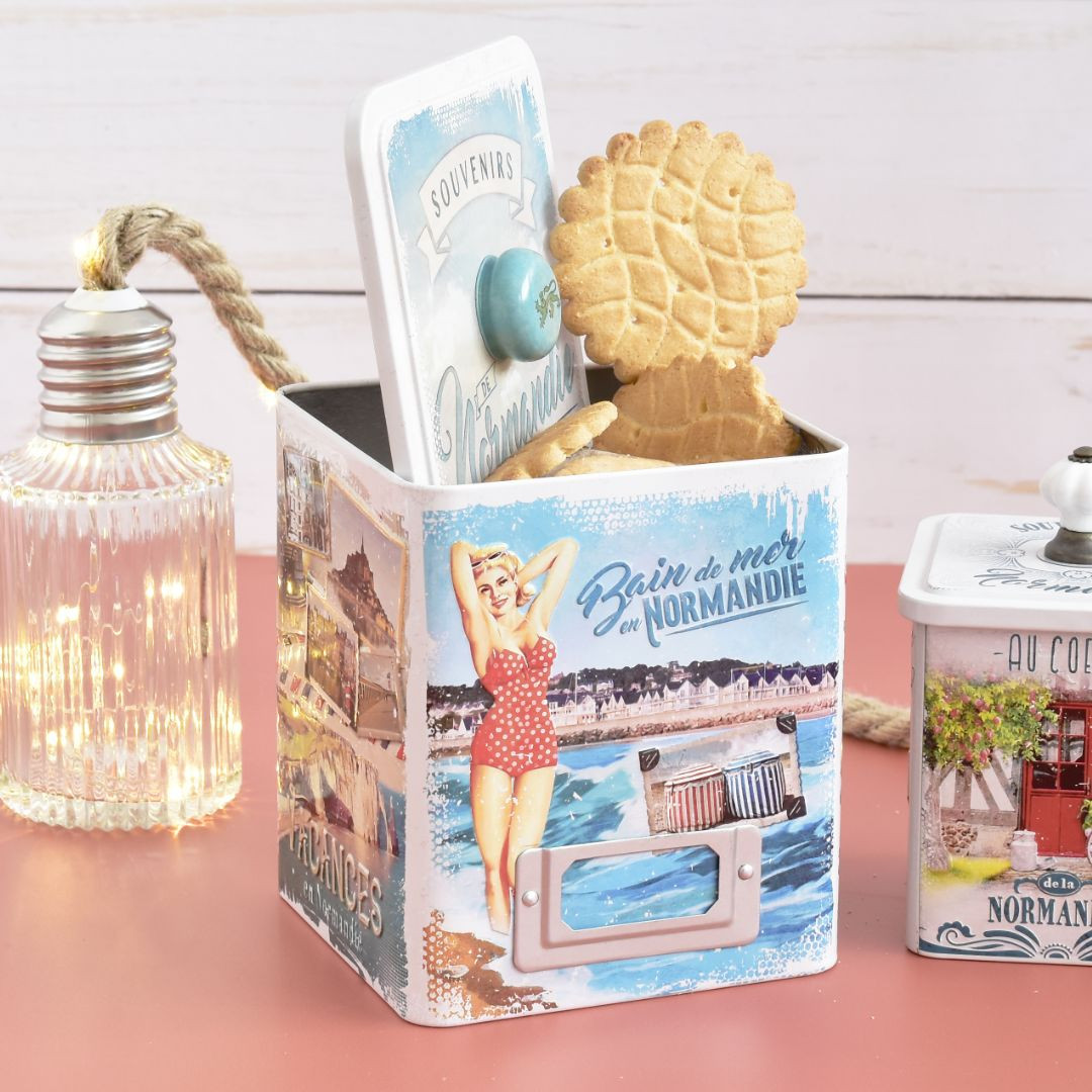 Achat Boîte collector Normandie vintage grands sablés normands en ligne 3 