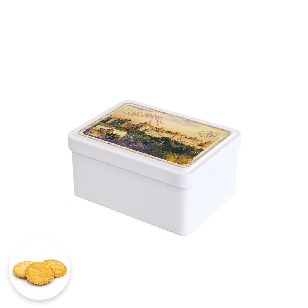 Achat Boîte sucrette Carcassone vintage grandes galettes en ligne 1 