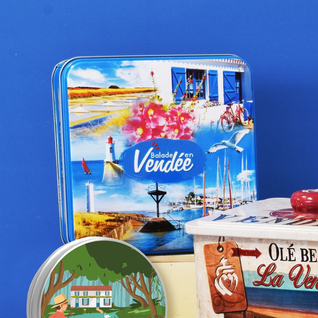 Achat Boîte carrée multivues Vendée galettes vendéennes en ligne 3 