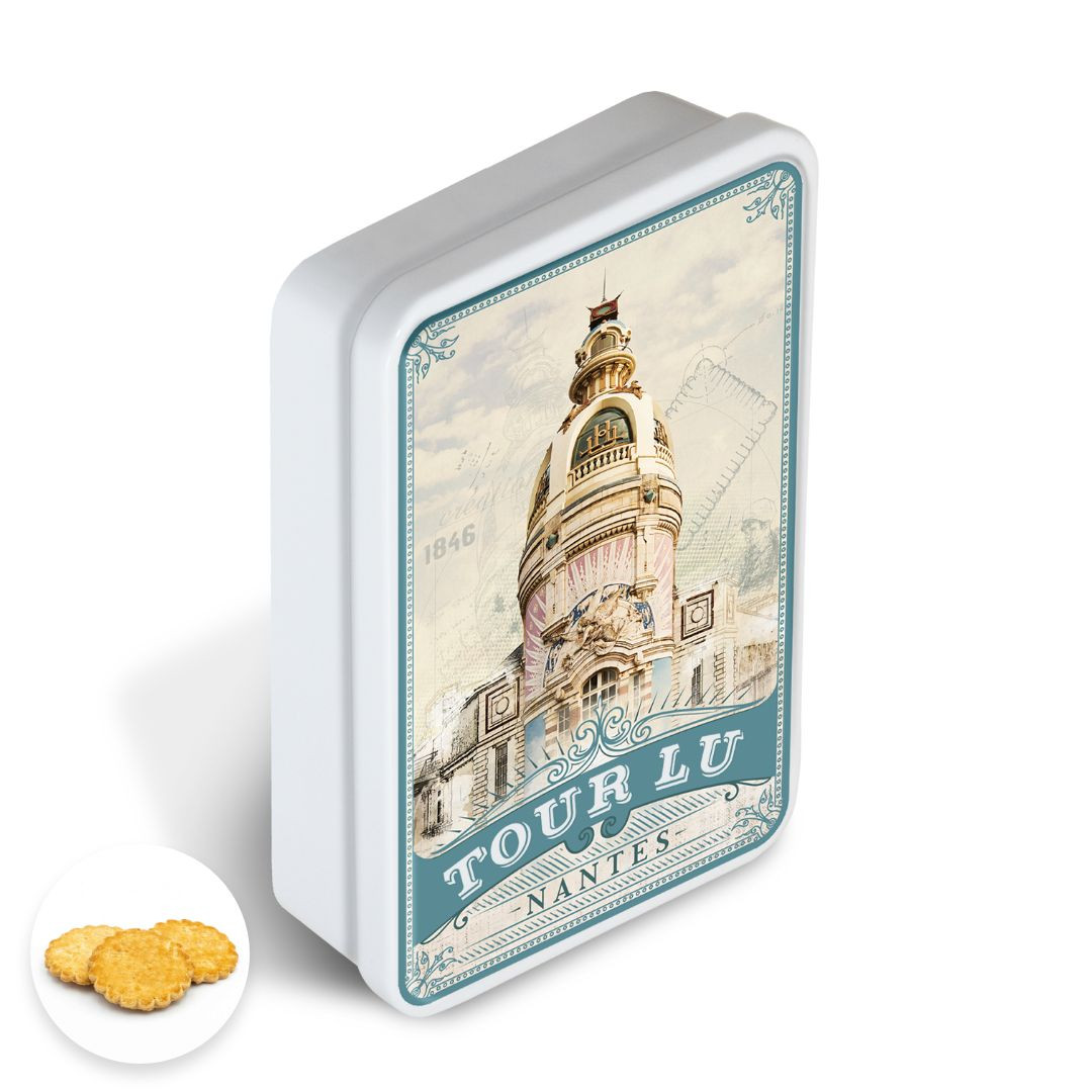 Achat Boîte plate Nantes vintage tour LU grandes galettes en ligne 1 