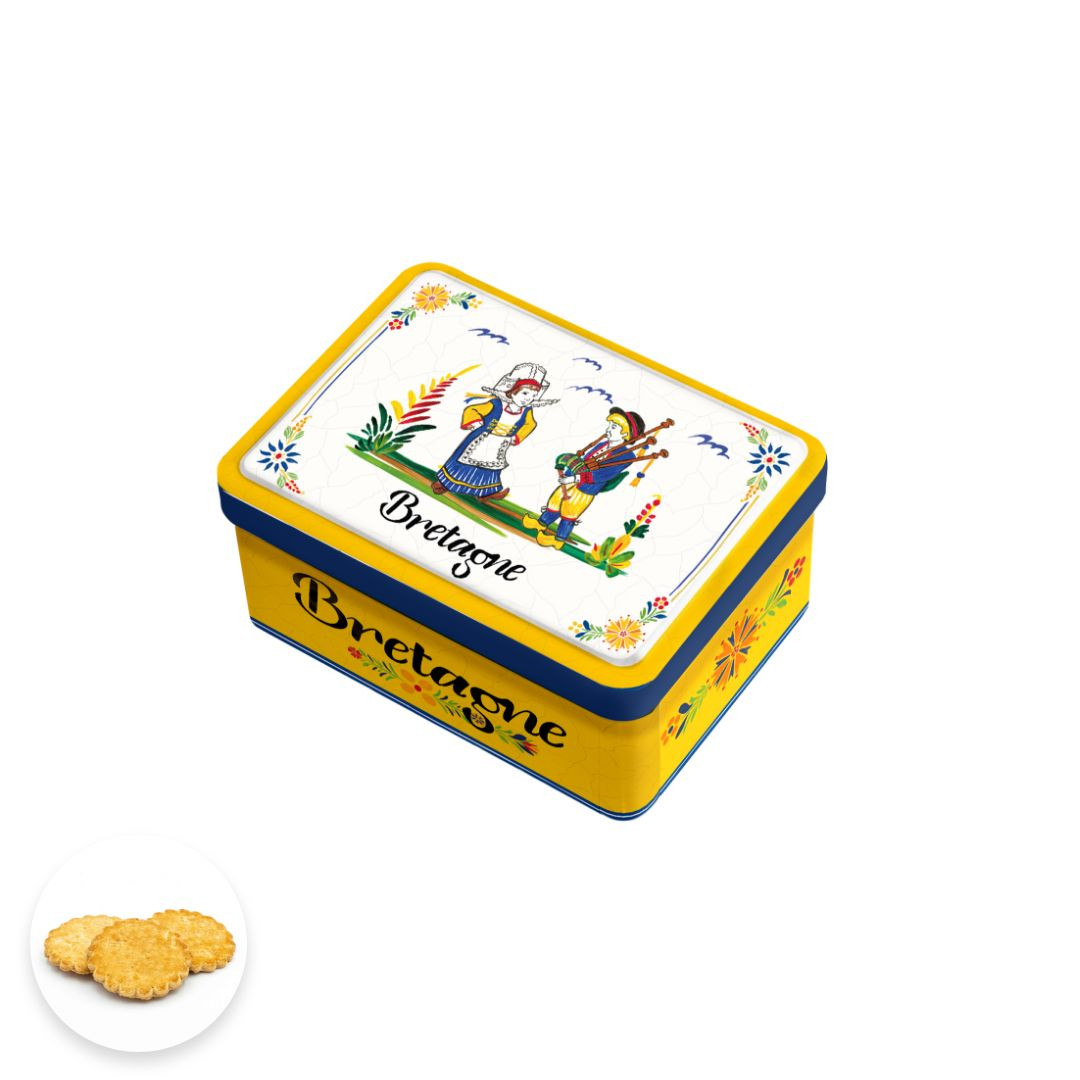 Achat Boîte sucrette faïence grandes galettes bretonnes en ligne 1 