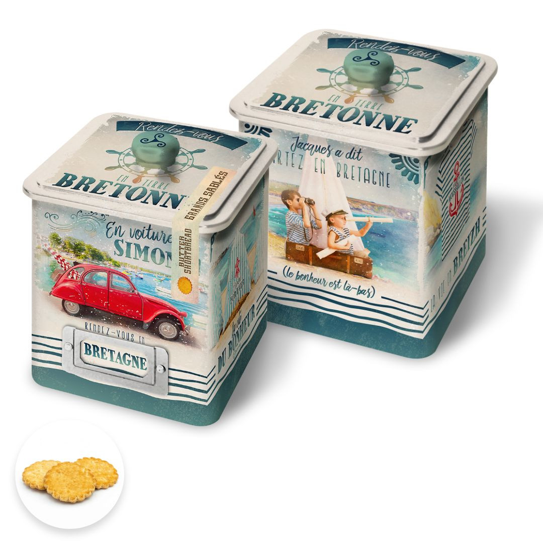 Achat Grande boîte collector Bretagne vintage grandes galettes bretonnes en ligne 1 