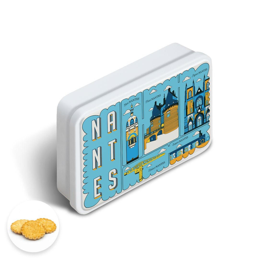 Achat Boîte plate illustration Nantes grandes galettes en ligne 1 