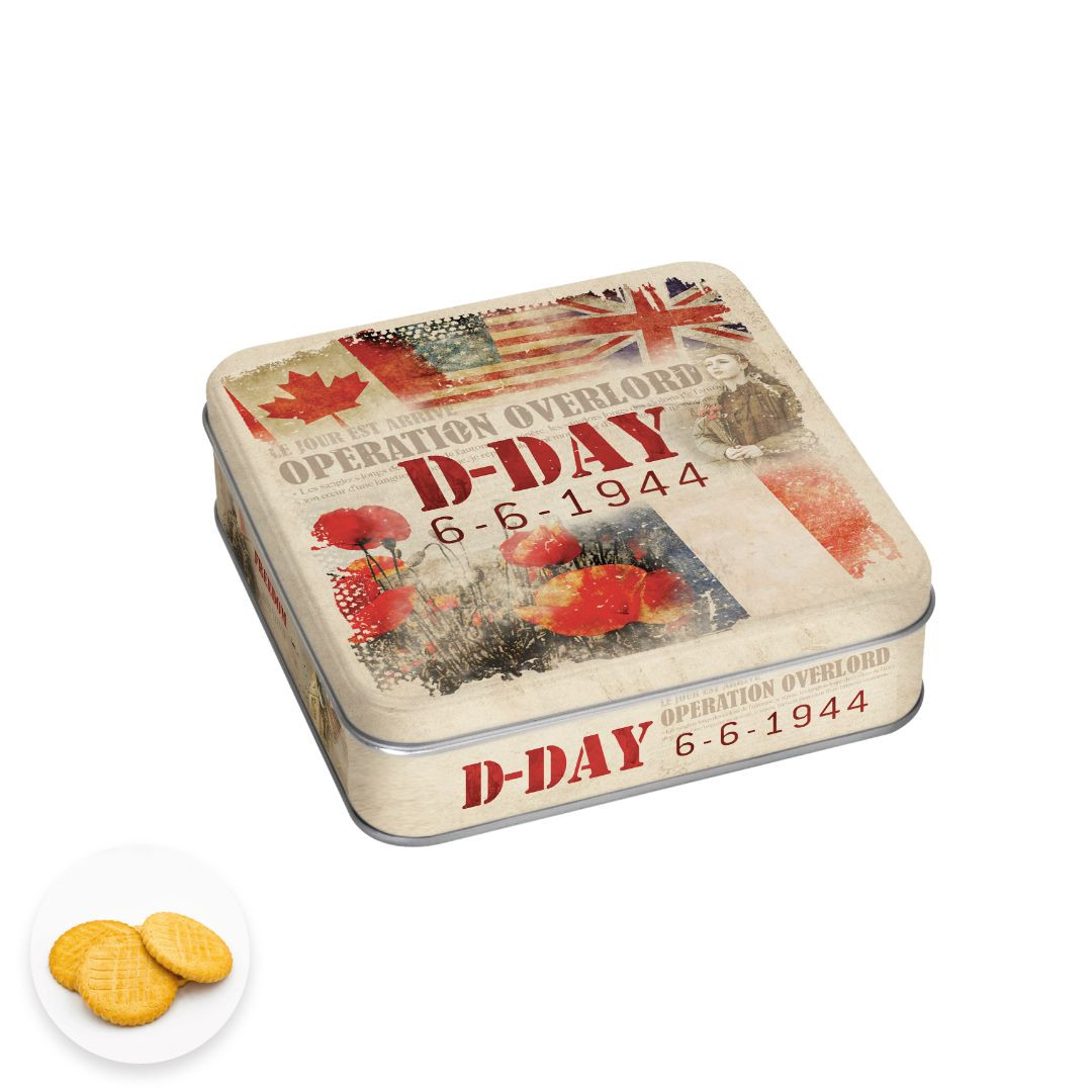 Achat Boîte carrée collector D-DAY sablés normands en ligne 1 
