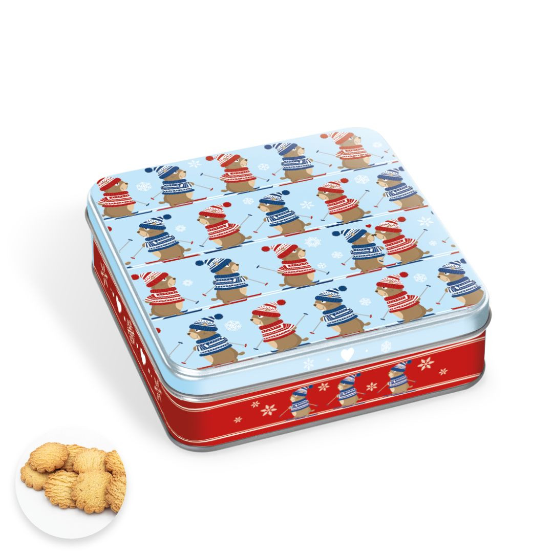 Achat Boîte carrée collaboration Lali marmottes sablés au beurre des Alpes en ligne 1 