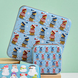 Boîte carrée collaboration Lali marmottes sablés au beurre des Alpes