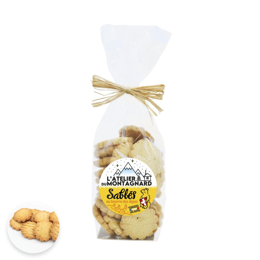 Achat Sachet de sablés au beurre des Alpes 200g en ligne 1 